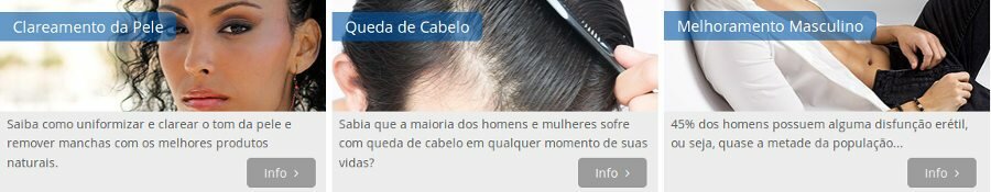 Diferentes categorias de cuidados e tratamentos para os problemas íntimos oferecidos no Shytobuy.pt