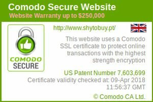 Shytobuy é uma loja online confiável, garantida com certificado https e seguro Comodo