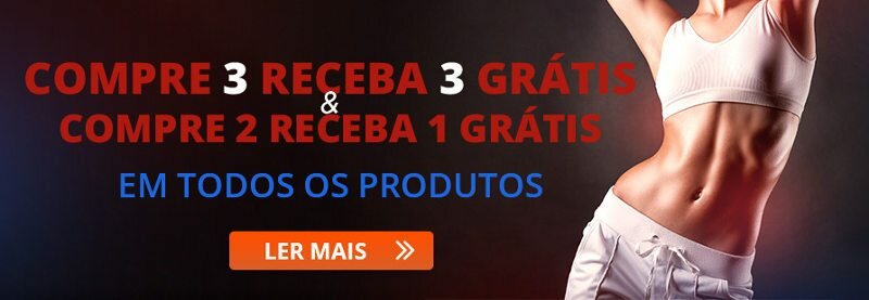Oferta promocional na loja portuguesa: compre dois produtos e receba em três