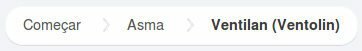 Ventolin é um tratamento médico para asma disponível na farmácia portuguesa
