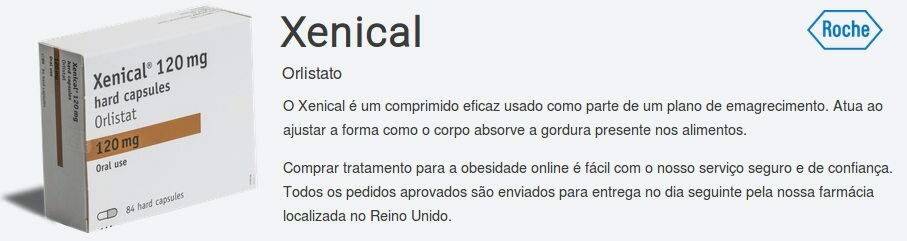 Xenical: opiniões dos consumidores para beneficiar do melhor preço na farmácia em Portugal