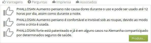 Benefícios, métodos de uso e efeitos colaterais de phallosan forte